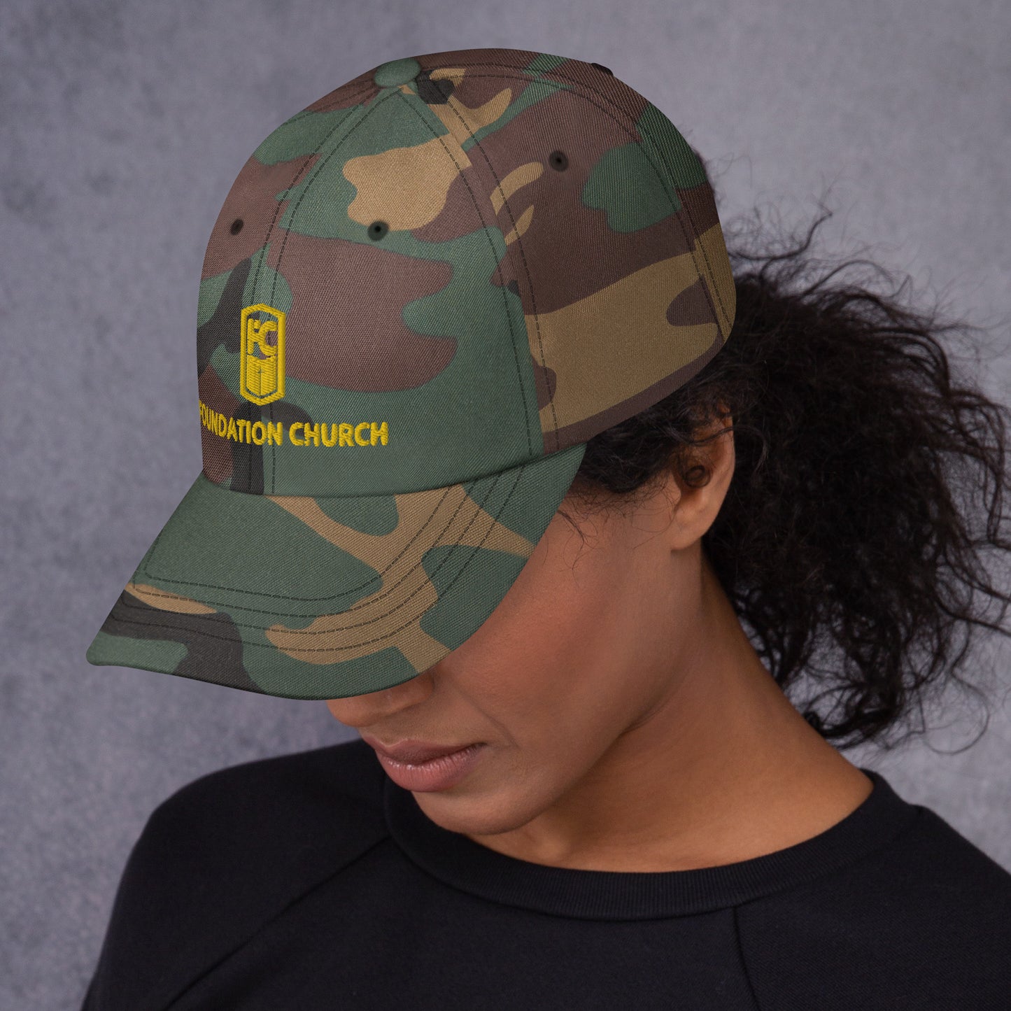 Camo 'Dad Hat' - Foundation Church
