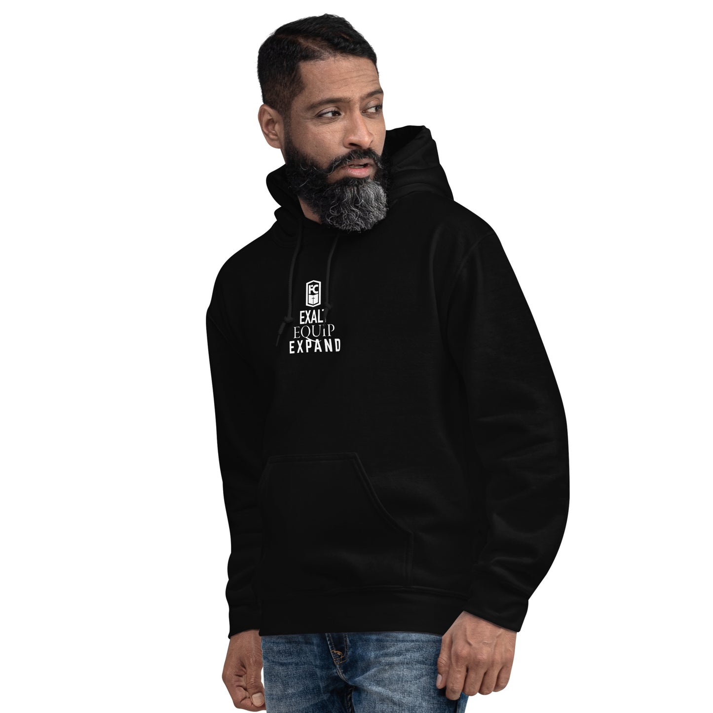 Ultra Plush Hoodie - Foundation Mission in Black
