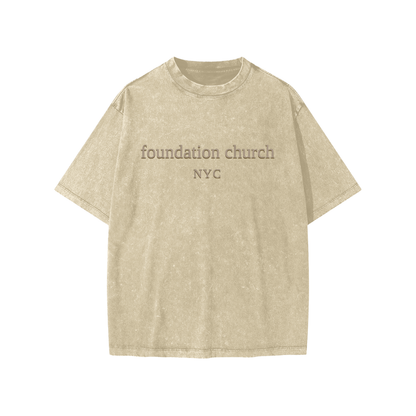 Kid's Oversized Snow Washed Tee