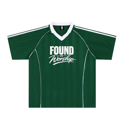 Found in Worship: Collared Soccer Jersey