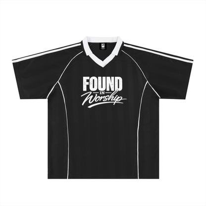 Found in Worship: Collared Soccer Jersey