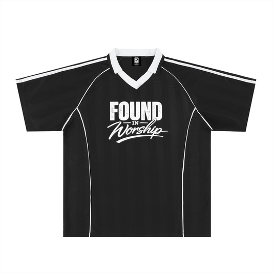Found in Worship: Collared Soccer Jersey