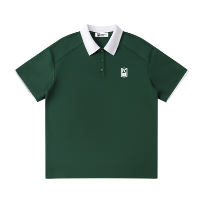 FC Contrast Collar Raglan Polo