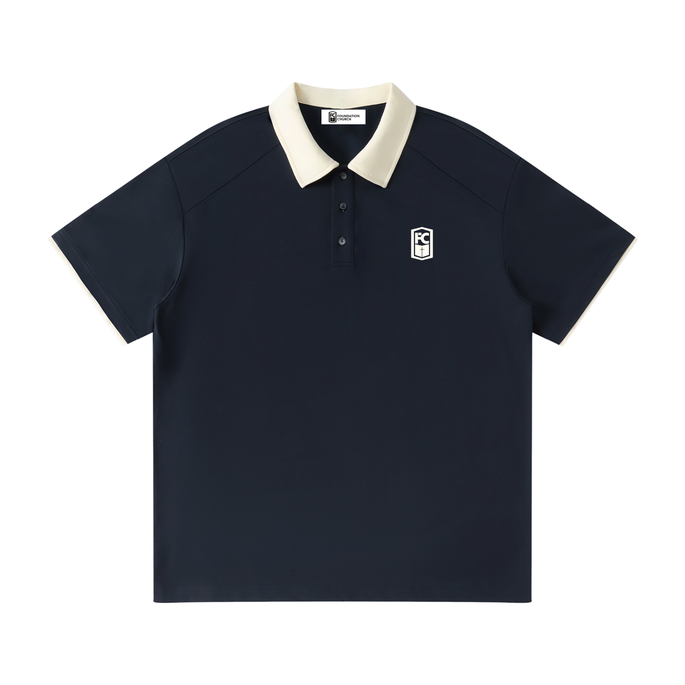 FC Contrast Collar Raglan Polo