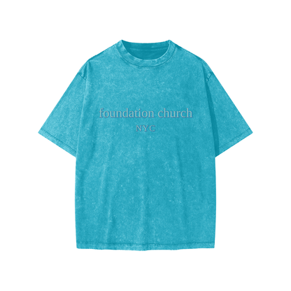 Kid's Oversized Snow Washed Tee