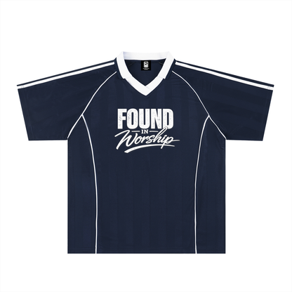 Found in Worship: Collared Soccer Jersey
