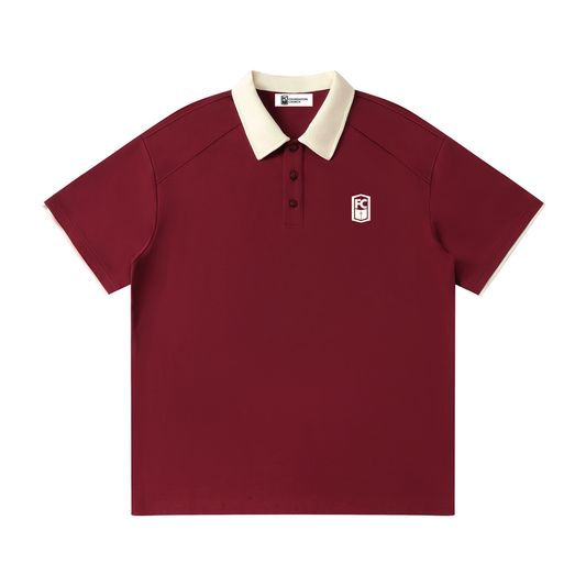 FC Contrast Collar Raglan Polo