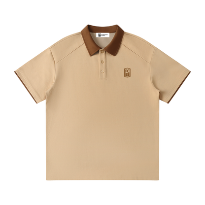 FC Contrast Collar Raglan Polo