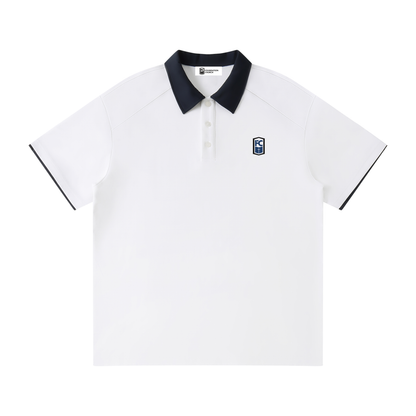 FC Contrast Collar Raglan Polo