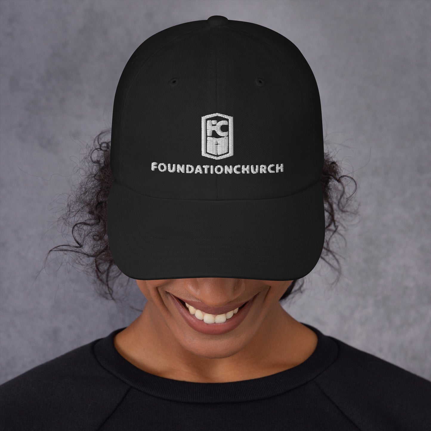 Dark Colour 'Dad Hat' - Foundation Church