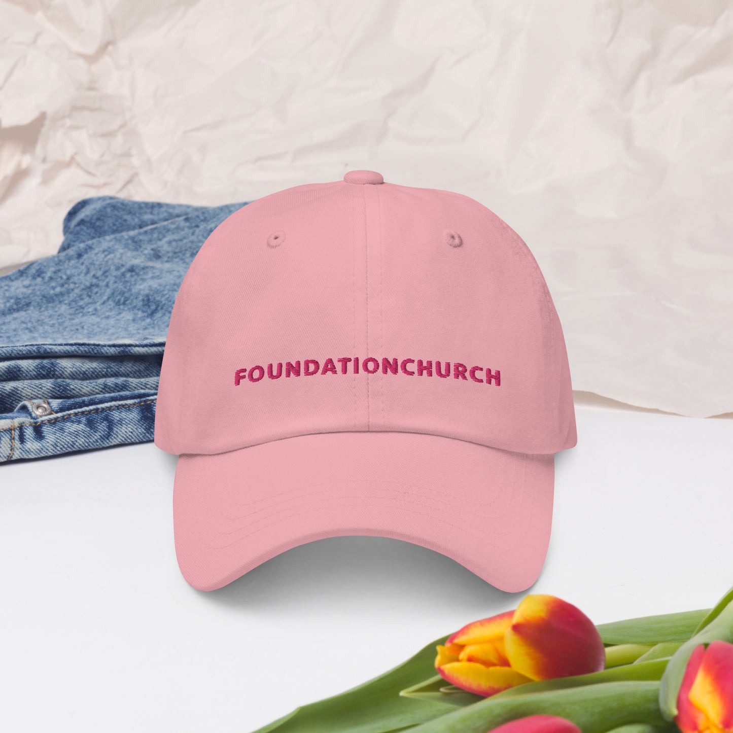 Light Colour 'Dad Hat' - Foundation Church