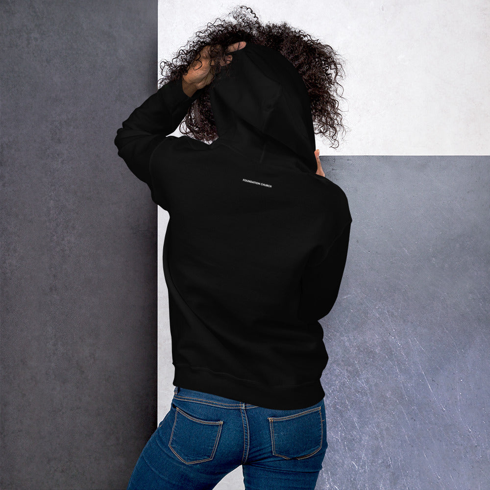 Ultra Plush Hoodie - Foundation Mission in Black